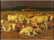 Chiovini Ferenc (1899-1981) : Tehenek