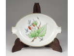 Hecsedli mintás Herendi porcelán hamutál