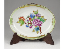 Viktória mintás Herendi porcelán hamutál