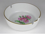 Régi virágmintás Herendi porcelán hamutál