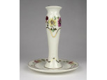Pillangós Zsolnay porcelán gyertyatartó 14 cm