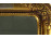 Antik Biedermeier aranyozott tükör 62 x 46.5 cm