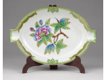 Viktória mintás Herendi porcelán hamutál VBO