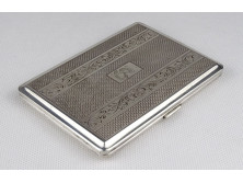 Régi jelzett alpakka cigaretta tárca cigaretta dózni