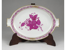 Lila Apponyi mintás Herendi porcelán hamutál