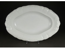 Antik vastagfalú porcelán pecsenyés tál 27 x 40.5 cm