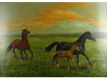 Udvarnoki Péter : "Tavasz"  50 cm  x 70 cm