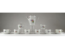 Régi retro Hollóházi porcelán kávéskészlet