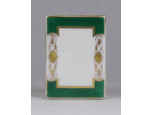 Zöld D'or mintás Herendi porcelán gyufatartó 1941