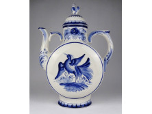 Régi kézzel festett nagyméretű porcelán kancsó 34 cm