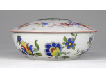 Régi DRASCHE pillangós porcelán bonbonier