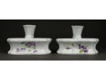 Antik asztali porcelán sótartó pár