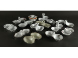 Régi asztali porcelán sótartó gyűjtemény 14 darab