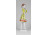 Régi Hollóházi porcelán menyecske 23.5 cm