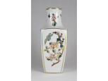Hollóházi madaras porcelán váza 24 cm