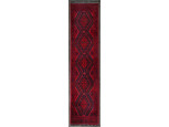 Antik sormedalionos kézi szövésű szőnyeg futószőnyeg 80 x 302 cm