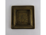 Régi nagyméretű bronz hamutál 1.9 kg