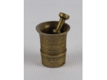 Antik kisméretű réz mozsár törővel 4.5 cm