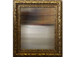 Antik nagyméretű tükör aranyozott keretben 103 x 86 cm