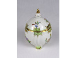 Viktória mintás Herendi porcelán bonbonier