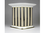 Csíkos Kaiser porcelán design váza 18 x 21 cm