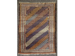 Régi kisméretű barna színű kézi szövésű szőnyeg 82 x 125 cm