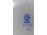 Modern fehér kék Herendi porcelán talpas Herend Blue Ribbon design váza 23.3 cm