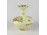 Vajszínű Zsolnay porcelán virágos váza 8 cm