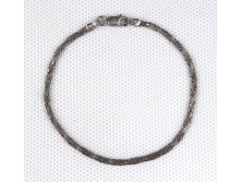 Régi jelzett 925-ös ezüst karlánc karkötő 18.5 cm