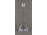 Jelzett Villeroy & Boch üveg gyertyatartó 20.6 cm