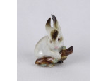 Zsolnay nyúl nyuszi porcelán figura