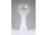Áttört fehér arany Herendi porcelán váza  21.3 cm