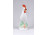 Kézzel festett fehér Herendi porcelán kakas figura 13.7 cm