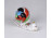 Garden mintás aranyozott Hollóházi porcelán csiga figura