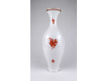 Nagyméretű Apponyi mintás fehér Herendi porcelán váza 32.3 cm