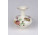 Vajszínű pillangó mintás, aranyozott Zsolnay porcelán díszváza 8 cm