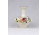 Vajszínű pillangó mintás, aranyozott Zsolnay porcelán díszváza 8 cm