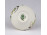 Vajszínű pillangó mintás, aranyozott Zsolnay porcelán díszváza 8 cm