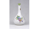 Viktória mintás fehér Herendi porcelán váza 13 cm VBO