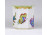 Régi Viktória mintás szögletes Herendi porcelán váza ibolyaváza 5.7 cm