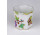 Régi Viktória mintás szögletes Herendi porcelán váza ibolyaváza 5.7 cm