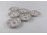 Régi kisméretű, virágmintás 6 darabos Zsolnay porcelán tálka készlet 8 cm
