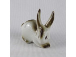 Zsolnay nyúl nyuszi porcelán figura