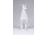 Festetlen aranyozott Hollóházi porcelán kenguru 14.3 cm