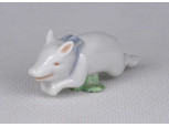 Antik mini Herendi porcelán malac 6 cm