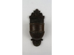 Antik bronz szenteltvíztartó 15.5 cm