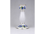 Hollóházi porcelán szeder mintás gyertyatartó 14 cm