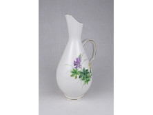 Antik aranyozott, fehér, kardos Meisseni porcelán váza 21 cm