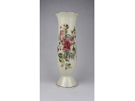 Régi virágmintás, aranyozott Zsolnay porcelán váza 27 cm