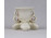 Régi kisméretű ENS porcelán gyertyatartó rózsa díszítéssel